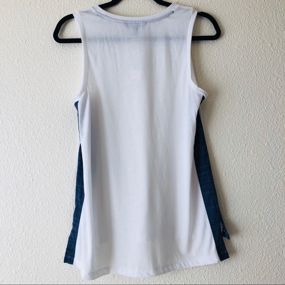 Banana Republic Color Block White Tank Top - Picture 5 of 5
